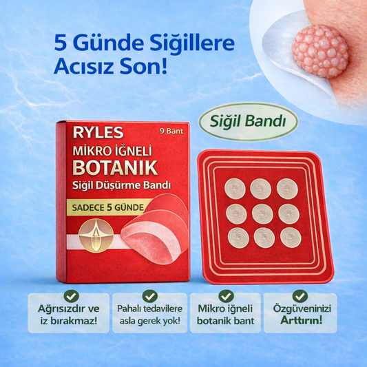 Ryles Mikro İğneli Siğil Bandı 5 Günde Acısız Son!